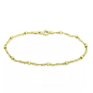 Giani Bernini 18K Gold Plated Sterling Silver Singapore Bracelet